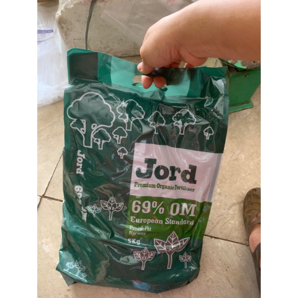 Phân bón hữu cơ jord,phân đạm cá hồi nauy jord,phân hữu cơ savia nauy túi nguyên khối 5kg