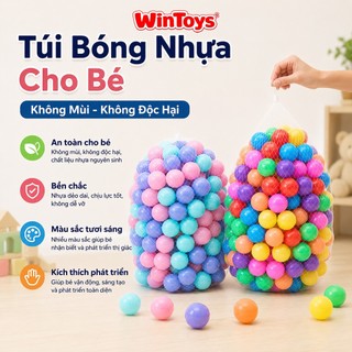 Combo 50 100 Quả Bóng Nhựa Mềm Nhà Bóng Cho Bé Loại Cao Cấp 5cm ( Hàng Việt Nam)