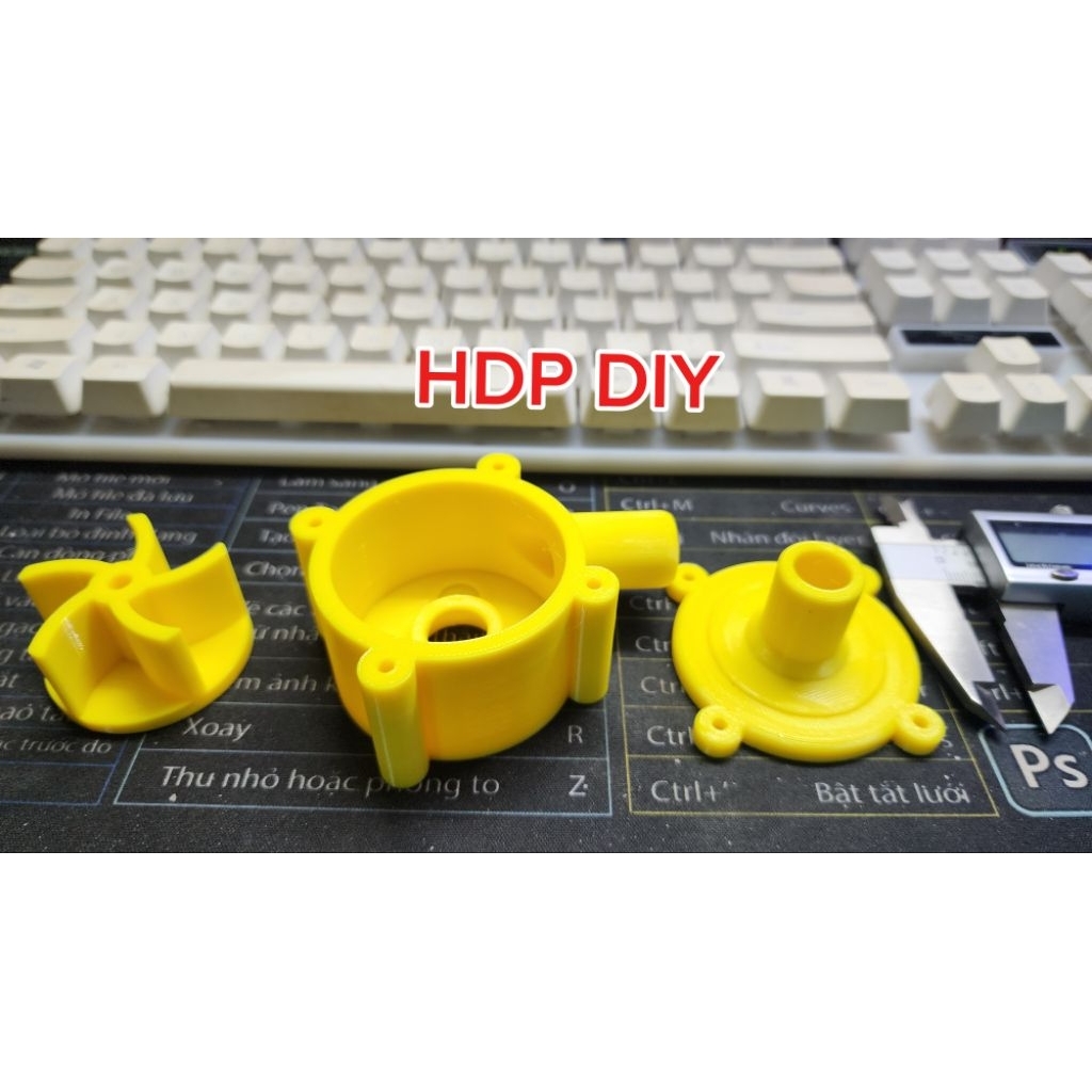 Bộ kít nhựa máy bơm gắn mô tơ 775