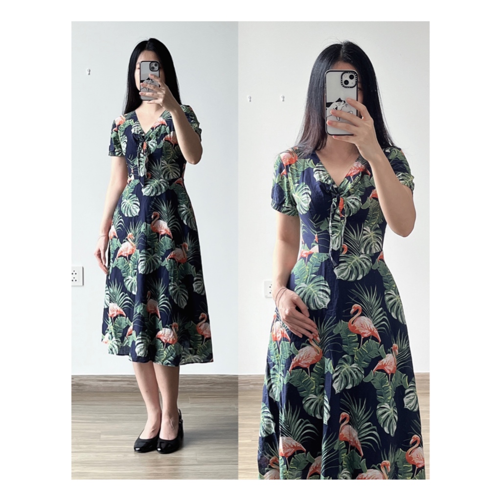 Váy đầm nữ dáng dài Oyster and Snail Size S