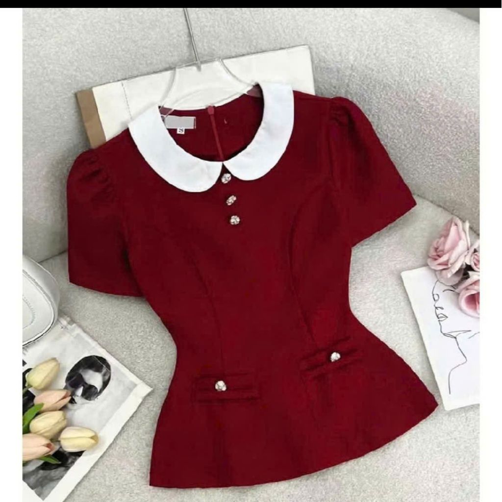 ÁO KIỂU DÂY KÉO CÓ TÚI V22
