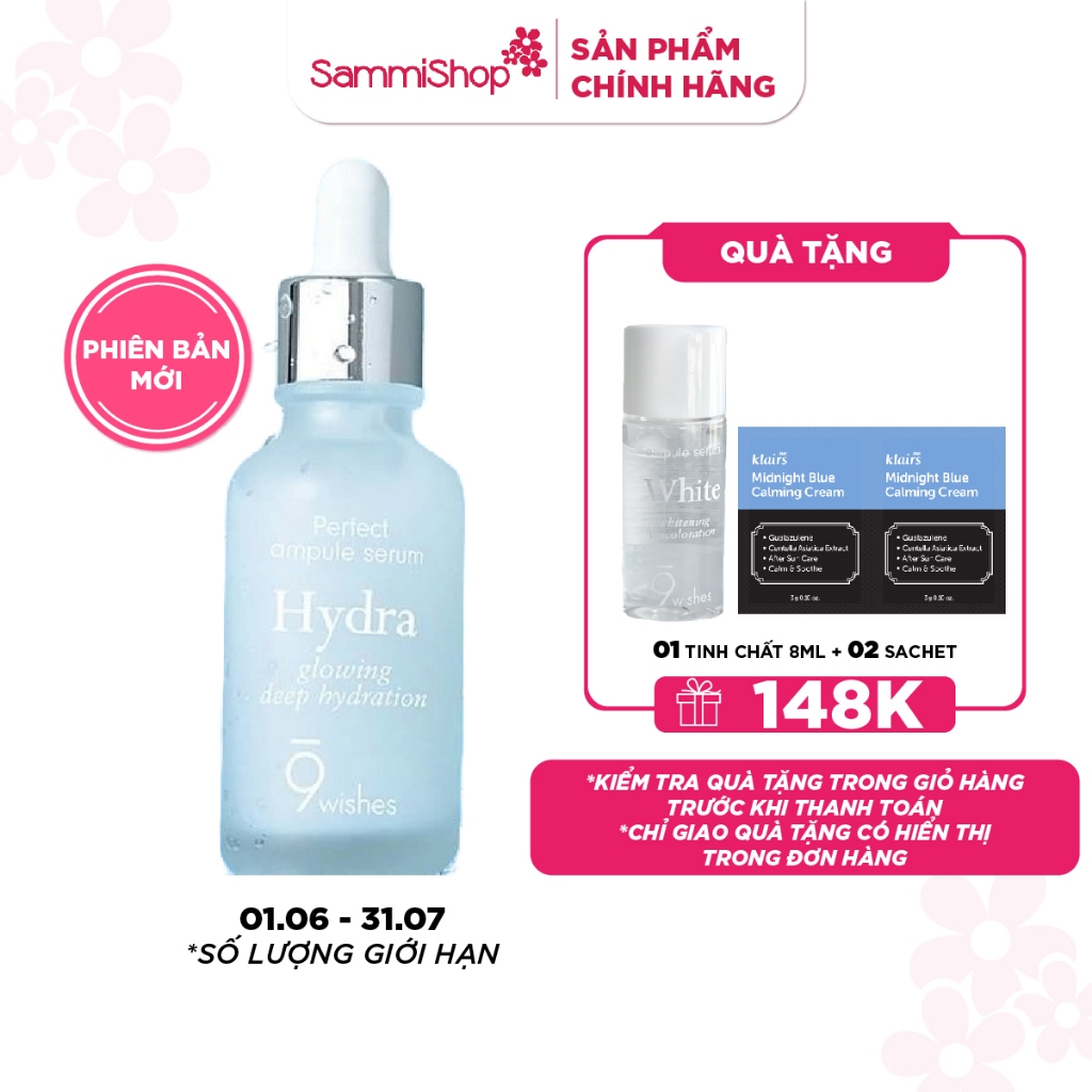 9 Wishes Tinh chất Hydra Ampule 30ml