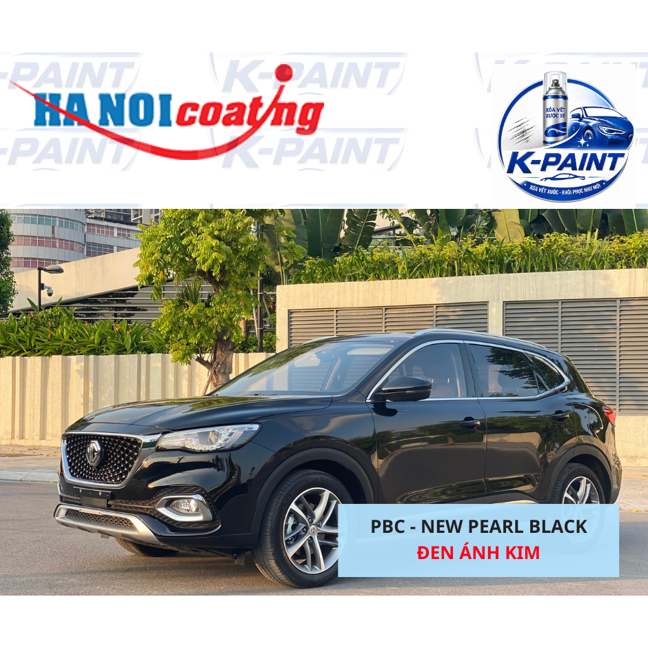 Sơn Xịt Xóa Vết Xước Cho Xe MG HS Màu ĐEN ÁNH KIM Code PBC - NEW PEARL BLACK Chính Hãng K-PAINT Chất