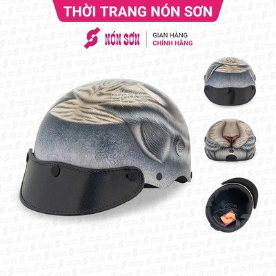 Mũ bảo hiểm lỗ thông gió cao cấp NÓN SƠN chính hãng CSM-XM178