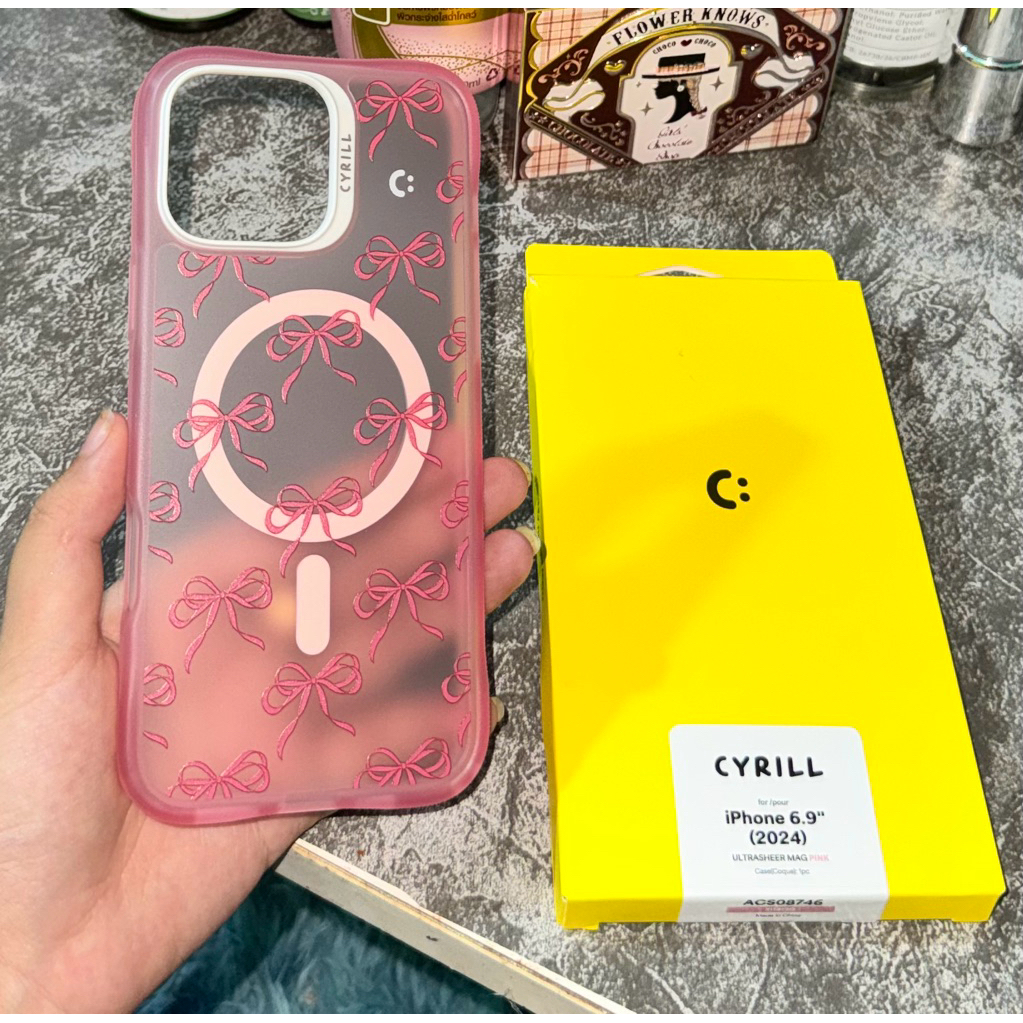 Ốp Lưng Cyrill 16Promax Nơ hồng dễ thương