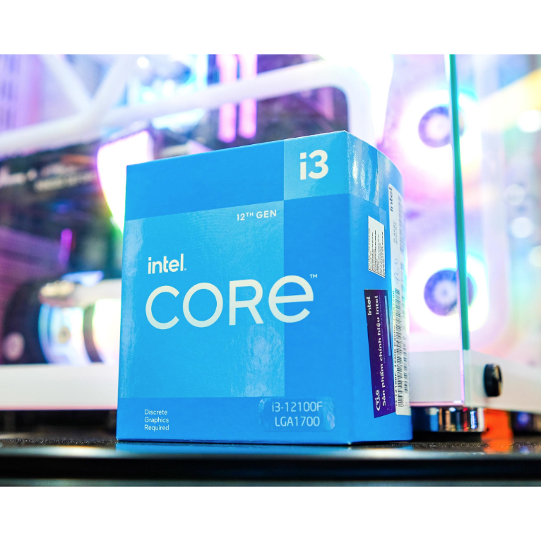 CPU Intel Core i3 12100F BOX  - NEW BẢO HÀNH 36 THÁNG