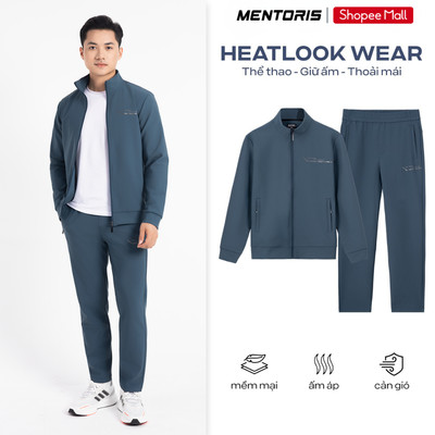 Bộ Đồ Nỉ Nam MENTORIS Vải Nylon Stretch Cao Cấp, Form Regular Fit, Thiết Kế Trẻ Trung MCBG25W020