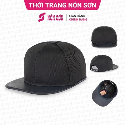 Mũ snapback hiphop nam nữ NÓN SƠN chính hãng MC229K-ĐN1