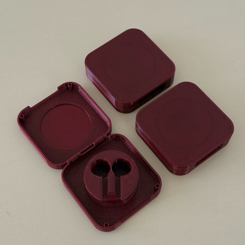 (FREE dán tên) Hộp cuộn tai nghe dây EarPods nắp nam châm | Hộp đựng tai nghe tiện lợi | by Eli | BigBuy360 - bigbuy360.vn