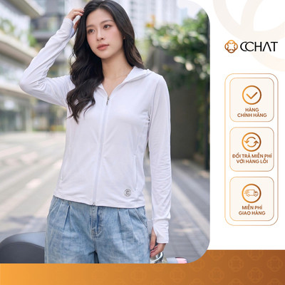 Áo Chống Nắng Nữ 𝐂𝐂𝐇𝐀𝐓 Dáng Suông UV Hàn Cao Cấp Chất Liệu Thun Lạnh Mềm Mát 16KDC2006ST