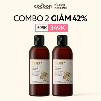 [MUA 2 GIẢM 42%] Combo 2 Gel bí đao rửa mặt giảm dầu và mụn Cocoon 310ml