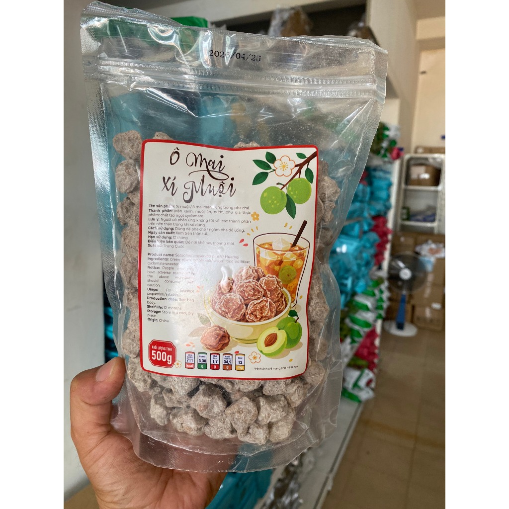 Ô Mai Xí Muội 500g - Dùng trong pha chế đồ uống, thanh mai xí muội, me xí muội