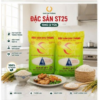 10kg gạo st25 dẻo nhiều mềm cơm