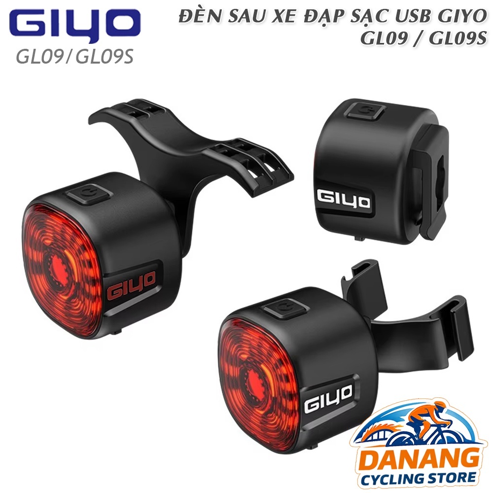 Đèn Hậu Xe Đạp GIYO GL09 GL09S – Đèn Sau LED Siêu Sáng, Chống Nước, Cảnh Báo An Toàn Khi Đạp Xe