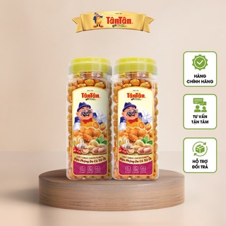 Combo 2 Hũ đậu phộng da cá tỏi ớt Tân Tân - Hũ 240g