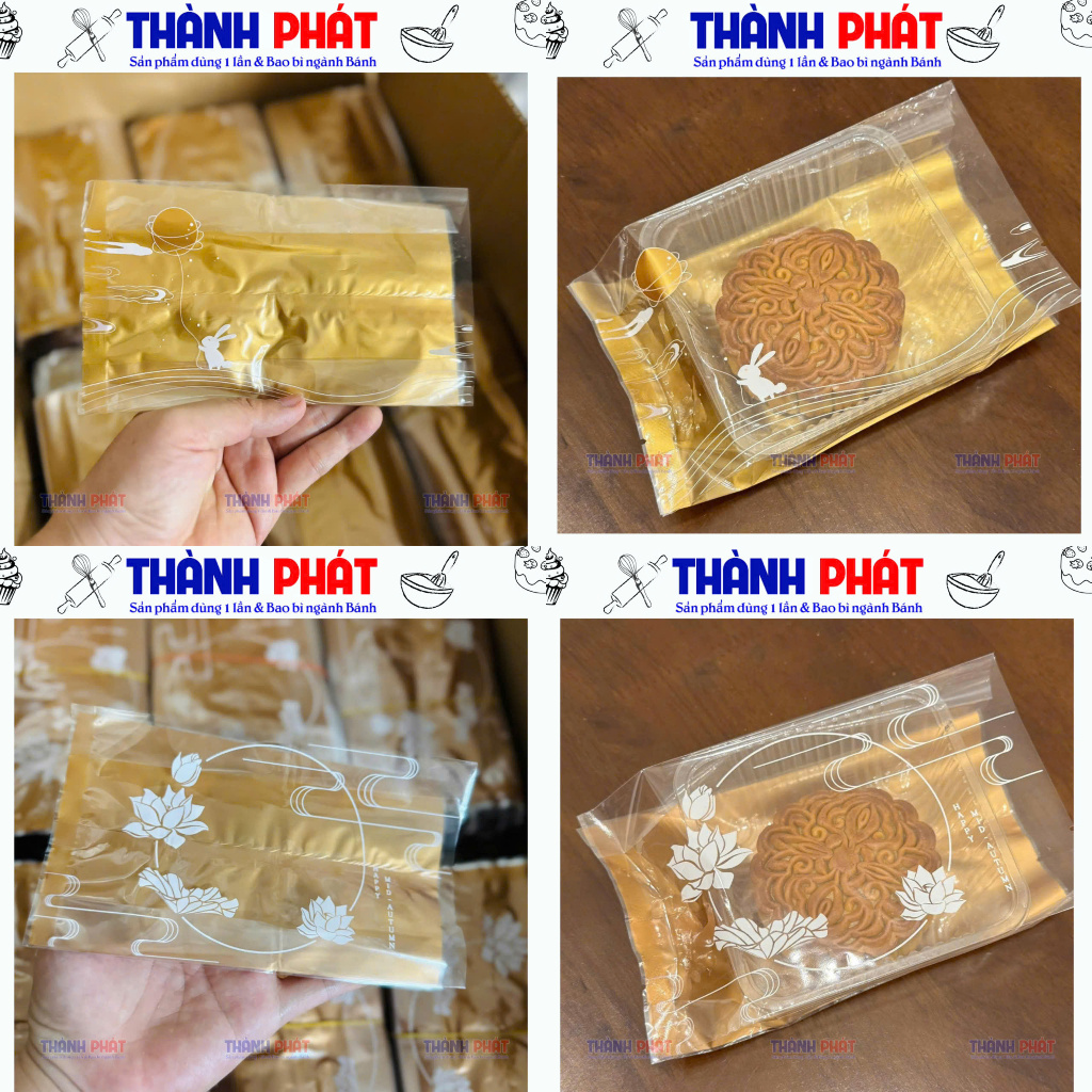 100 Túi - Khay đựng bánh trung thu 250g - Khay túi đựng sô 11 - Khay đựng bánh trung thu 250g -300g