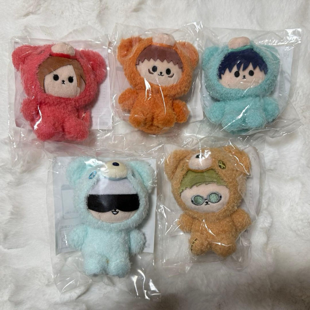 [Sẵn]Fuwa móc khóa Gojo Geto Megumi goods chính hãng gấu bông JJK