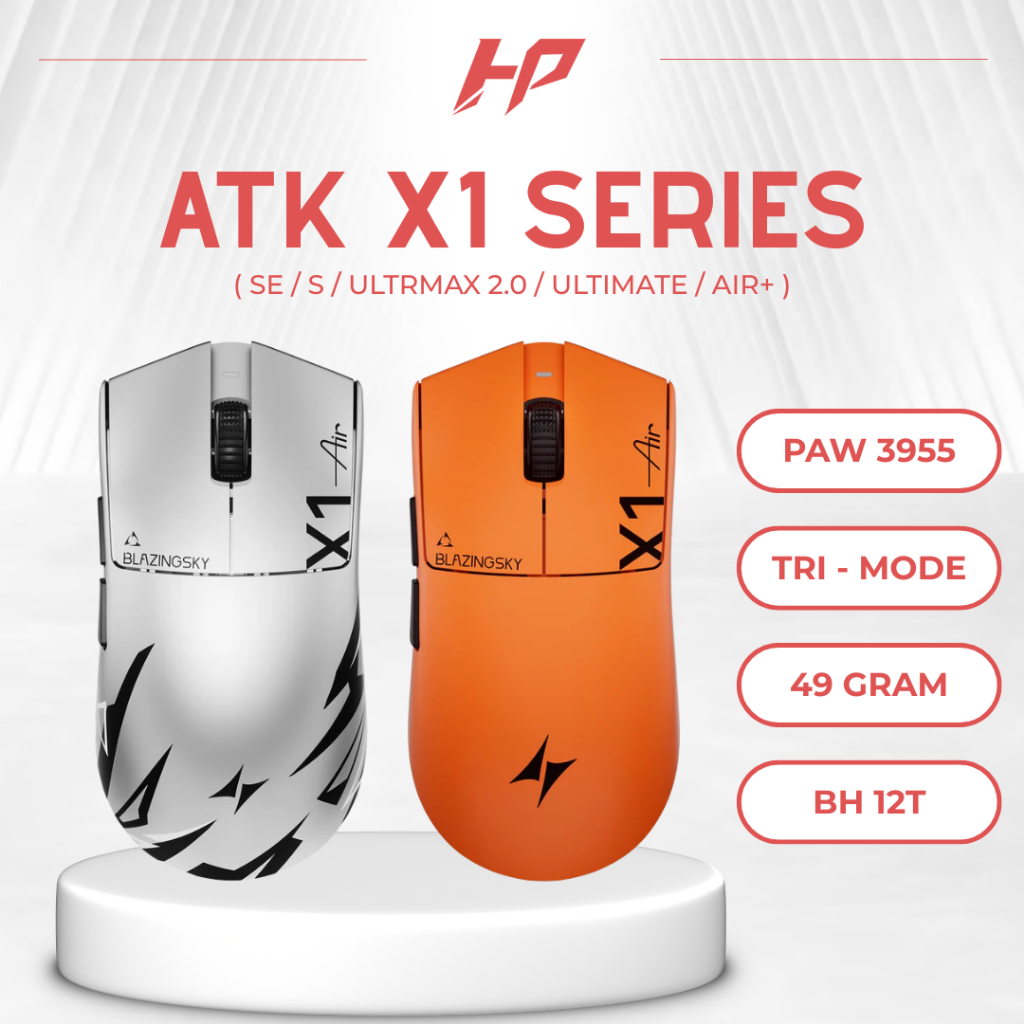 [HỎA TỐC] Chuột Gaming Không Dây ATK Blazing Sky X1 V2 Ultimate / X1 Air / UltraMax 2.0 / X1S / X1SE