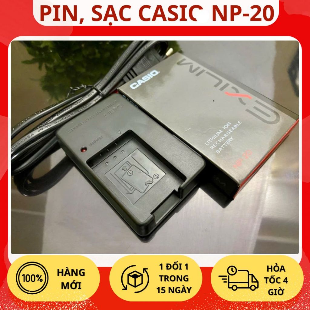 Bộ Pin, Sạc Casio NP-20/NP20