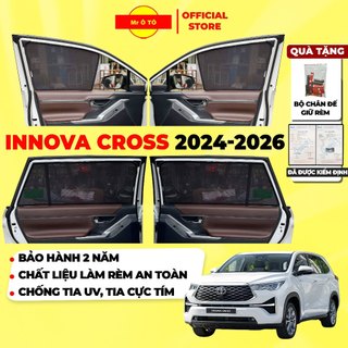 Rèm che nắng xe Toyota INNOVA CROSS 2024-2026 loại 1 MR Ô TÔ chống tia UV rèm ô tô bảo hành sản phẩm 2 năm
