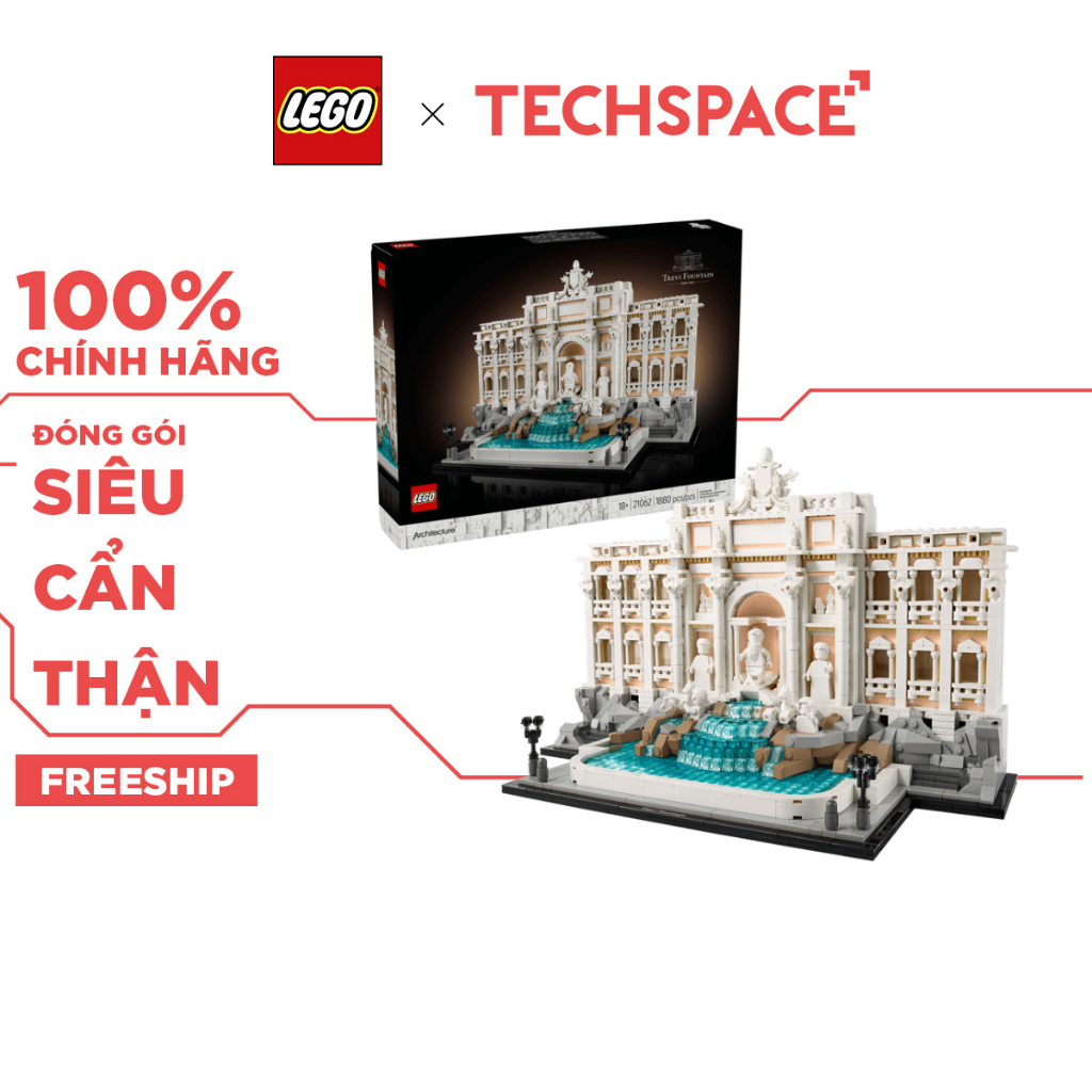Bộ Mô Hình LEGO Đài Phun Nước Trevi LEGO ARCHITECTURE #21062