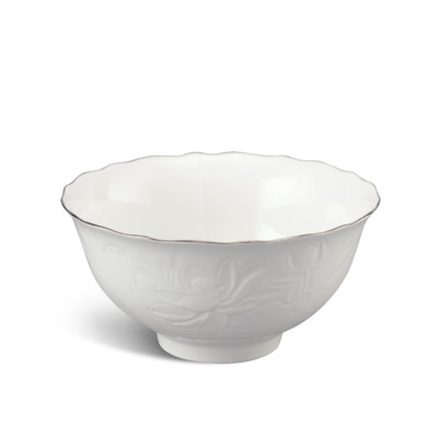 Tô 20 cm Sứ Cao Cấp Minh Long - Sen IFP - Chỉ Bạch Kim