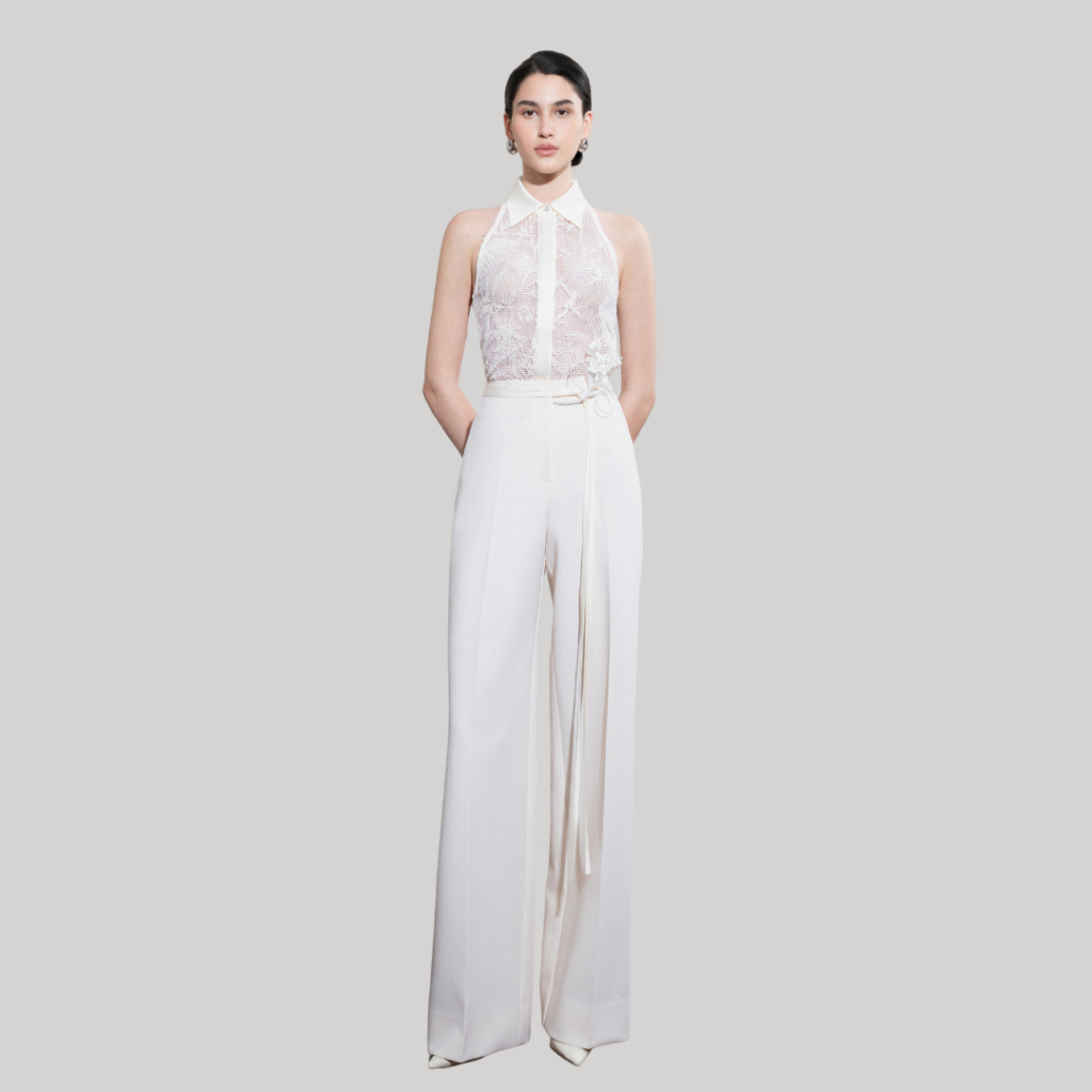 WHITE ANT Quần Cạp Liền Nữ WHITE ANT Khóa Trước ELYN WIDE-LEG PANTS 160300003