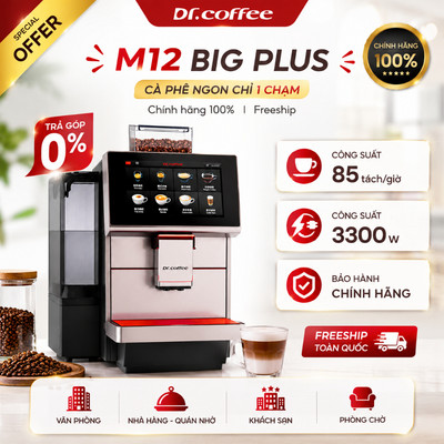 Máy pha cà phê tự động Dr.Coffee M12 Big Plus