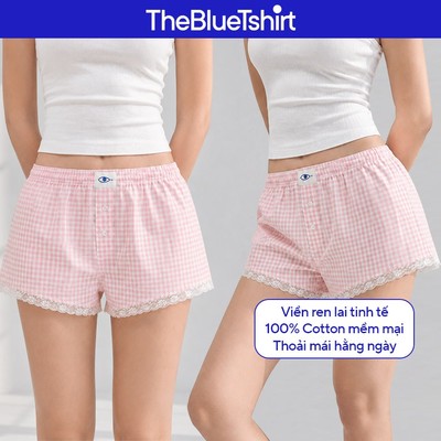 TheBlueTshirt - Quần short phối ren cho nữ - Lace Short - Women