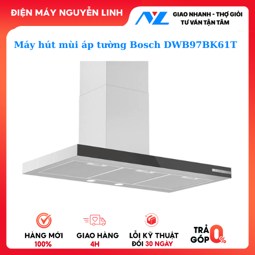 Máy hút mùi áp tường Bosch DWB97BK61T