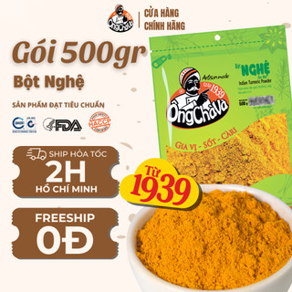 Bột Nghệ thương hiệu Ông Chà Và 500gr - Hàng Chính Hãng
