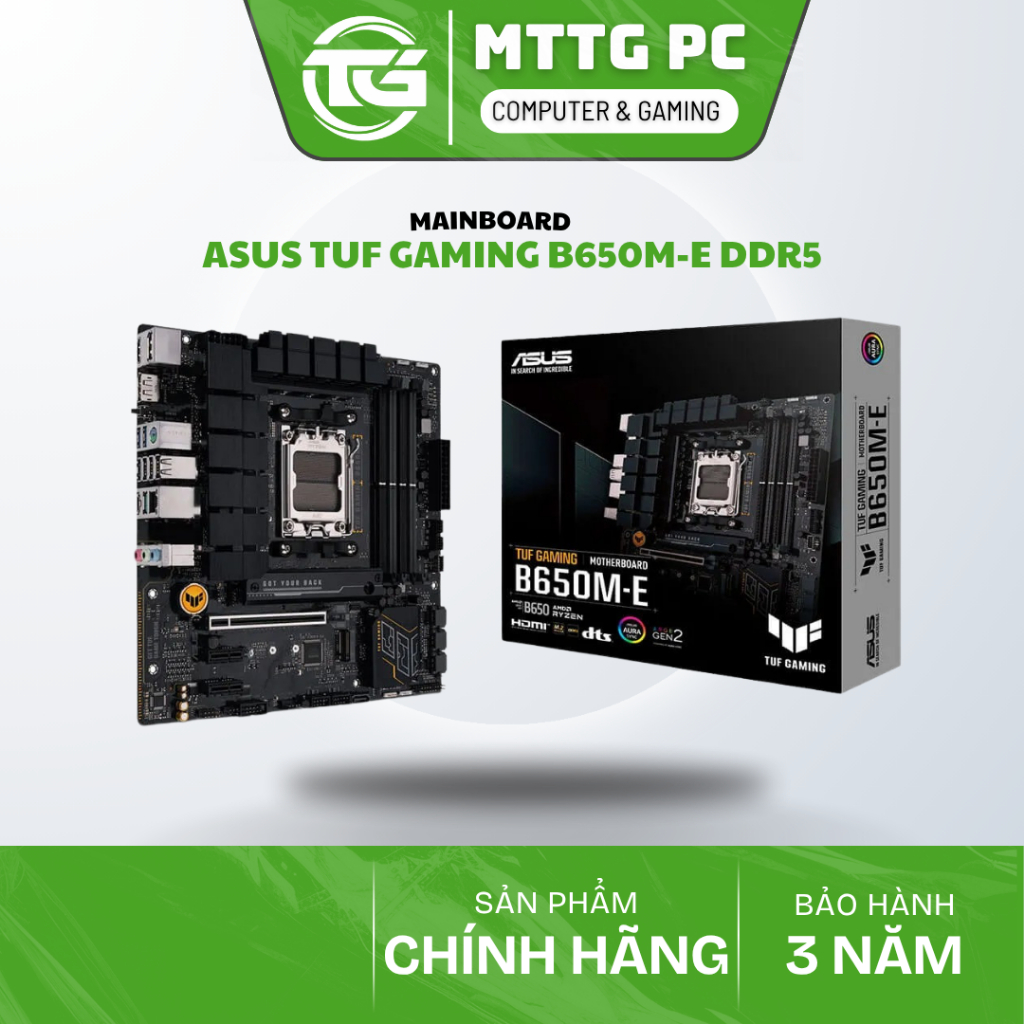 [FULL VAT] Mainboard ASUS TUF GAMING B650M-E DDR5 - NEW BẢO HÀNH 36 THÁNG | BigBuy360 - bigbuy360.vn