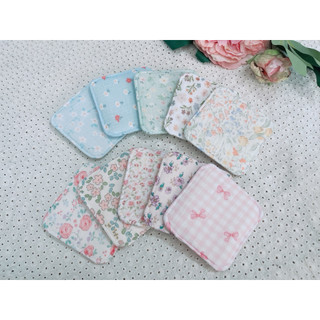 Lót ly vải muslin handmade