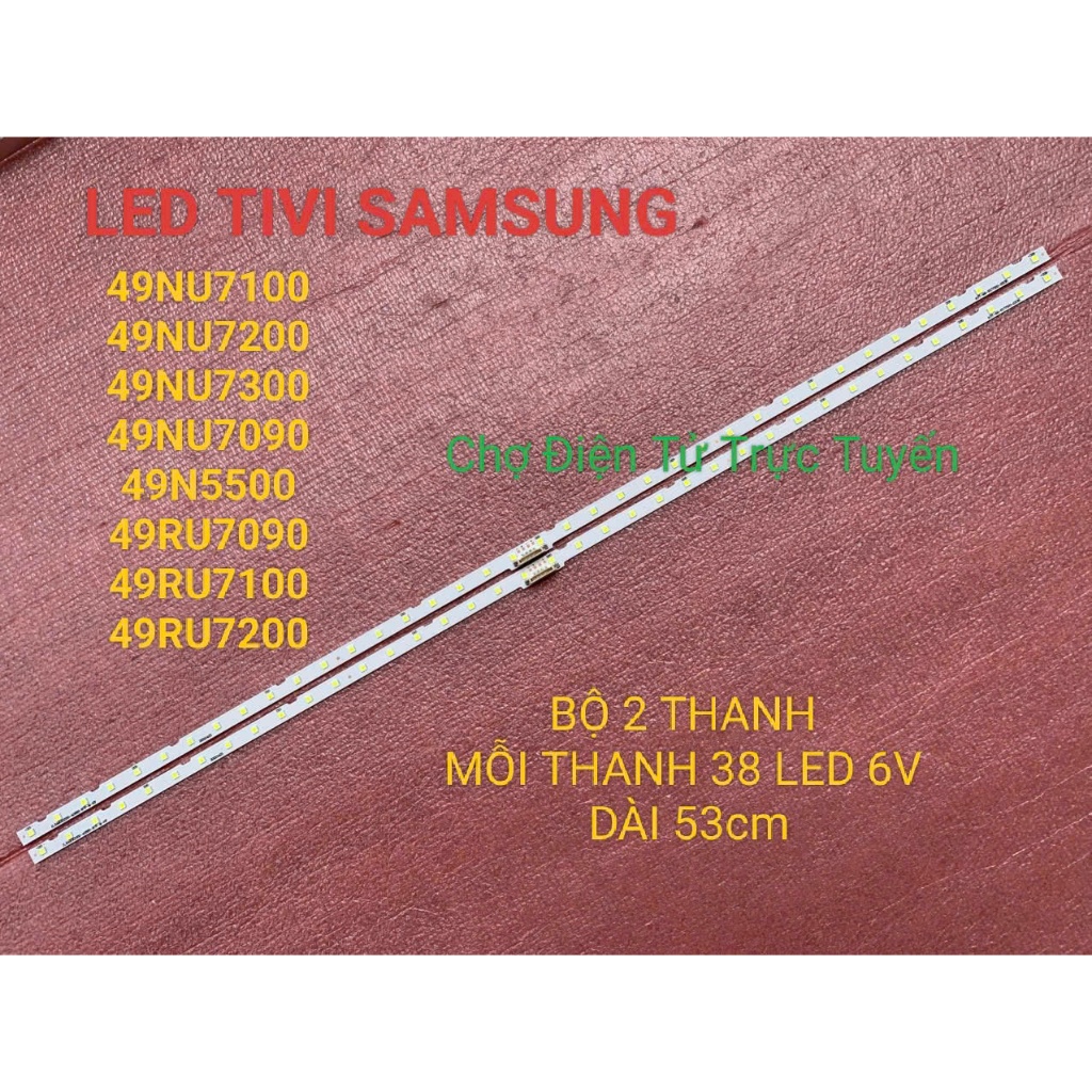 LED TIVI SAMSUNG 49NU7100 49RU7100 49NU7300 49RU7200 49NU7090 49RU7090 49NU7290 49RU7290 49N5500