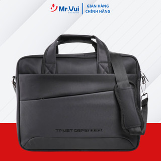 Cặp công sở Mr.Vui 453, túi đeo chéo nhiều ngăn dành cho nhân viên văn phòng, chật liệu PVC cao cấp