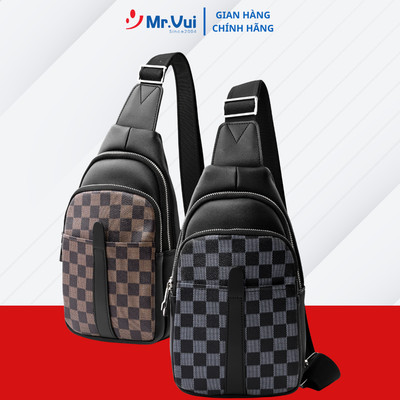 Túi đeo chéo Mr Vui TDC005 Túi đeo ngực thời trang nam chống nước nhỏ gọn cao cấp sang trọng đi chơi