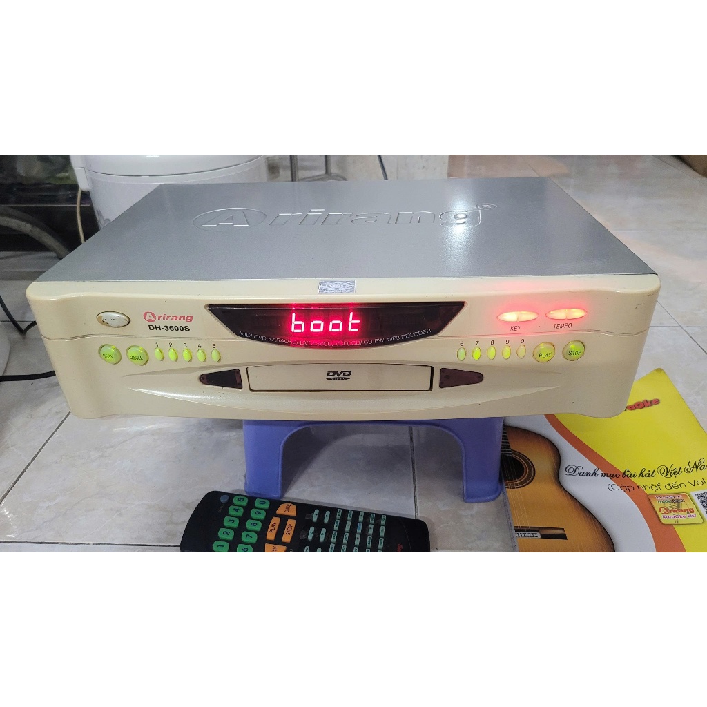 Đầu đĩa karaoke 5 số Arirang DH3600S (bass ấm và chắc)