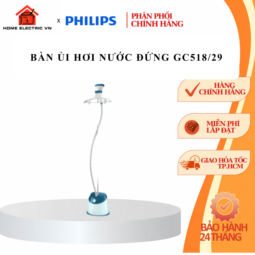 Bàn ủi hơi nước đứng GC518/29