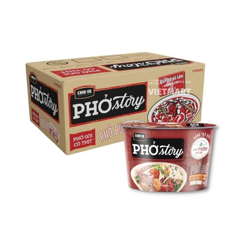 Phở Tô Story (có thịt thật) hương vị Phở bò nhà Chinsu - Tô 131g