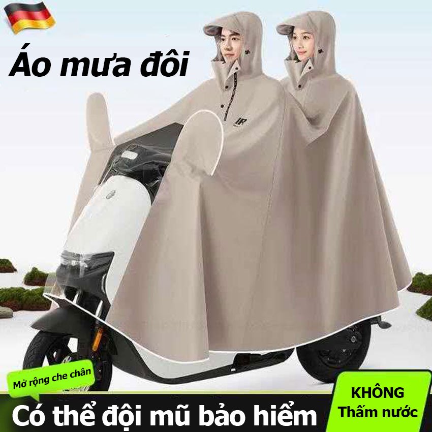 Áo mưa 888GD Áo mưa đôi 3in1 siêu bền thiết kế thời trang cho cả nam và nữ