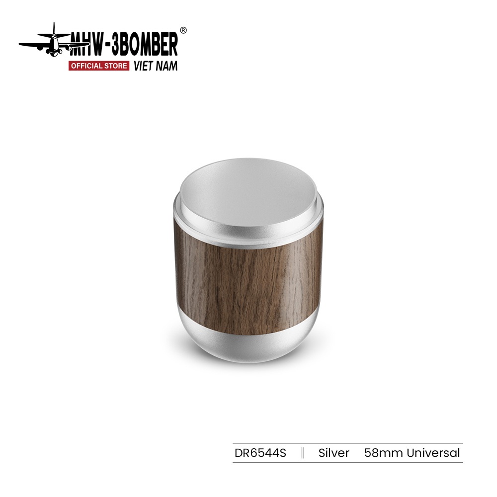 Cốc Đong Cà Phê Nova 58mm MHW-3BOMBER | Nhôm AL6061, Thân Gỗ Óc Chó