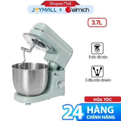 Máy Trộn Bột Để Bàn Elmich MME-8909 1500W, Hàng Chính Hãng, Cối Trộn Inox, 8 Tốc Độ Trộn - JoyMall