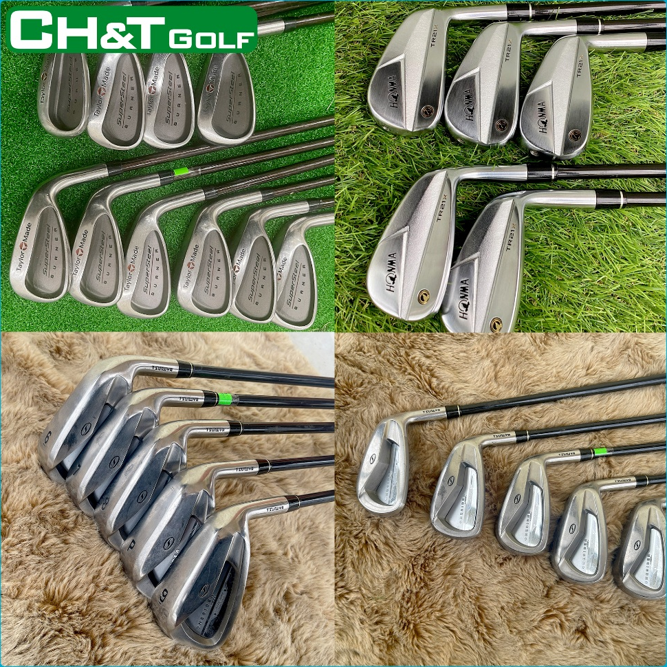 Bộ gậy golf sắt nam tay phải, set golf iron nhật cũ, các dòng gậy Titleist, TaylorMade, Callaway,...