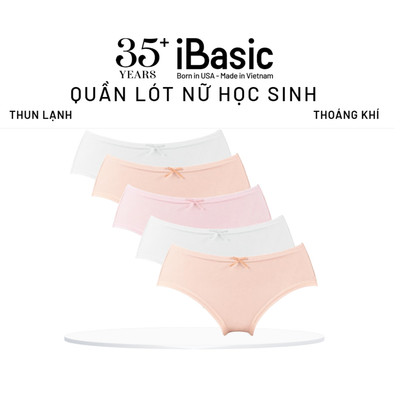 Combo 5 Quần lót nữ iBasic thun lạnh thoáng khí airy phom hipster lưng vừa PANTG031