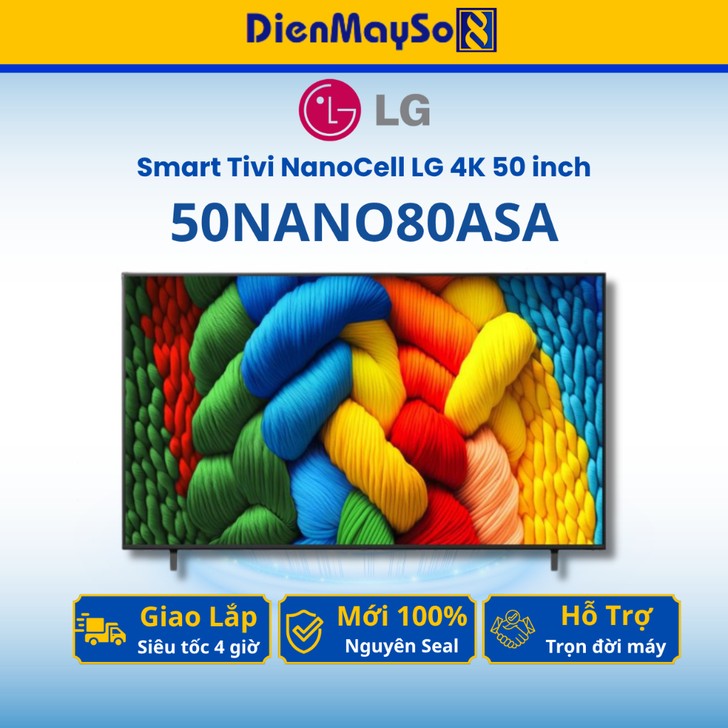Smart Tivi NanoCell LG 4K 50 inch 50NANO80ASA