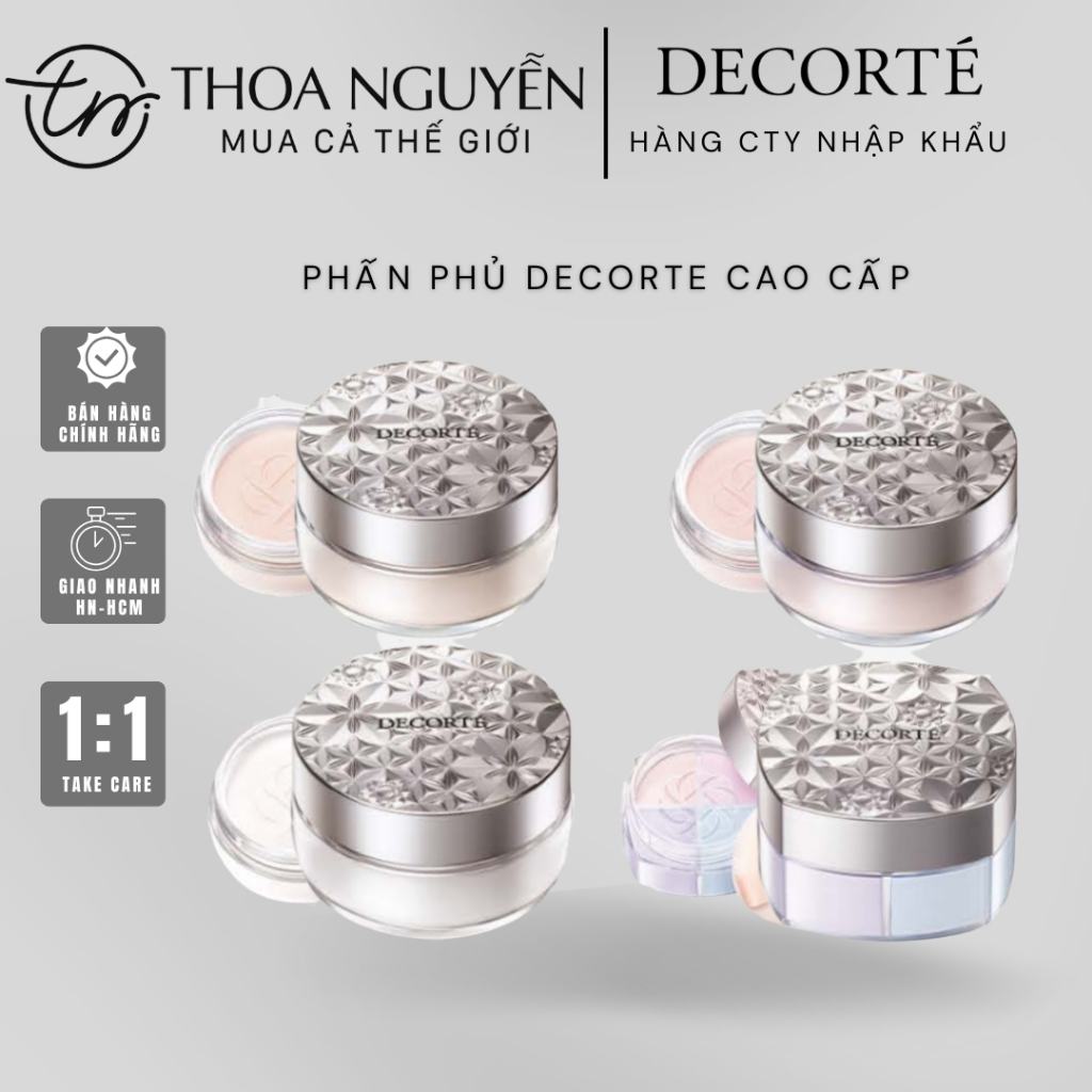 [HÀNG CÔNG TY] Phấn phủ Decorte Loose Powder | Mỏng mịn, kiềm dầu, trong veo, che phủ lỗ chân lông