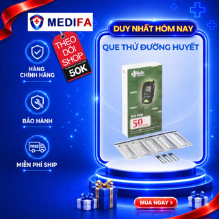 Hộp 50 que thử đường huyết uright td-4279 áp dụng công nghệ cảm biến sinh học tân tiến cho kết quả nhanh, chính xác