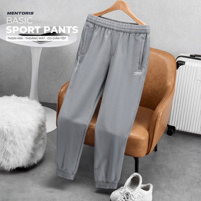 Quần Jogger Nam Vải Gió MENTORIS Công Nghệ Windlux, Trượt Gió Thông Minh, Form Tôn Dáng MADC25W002