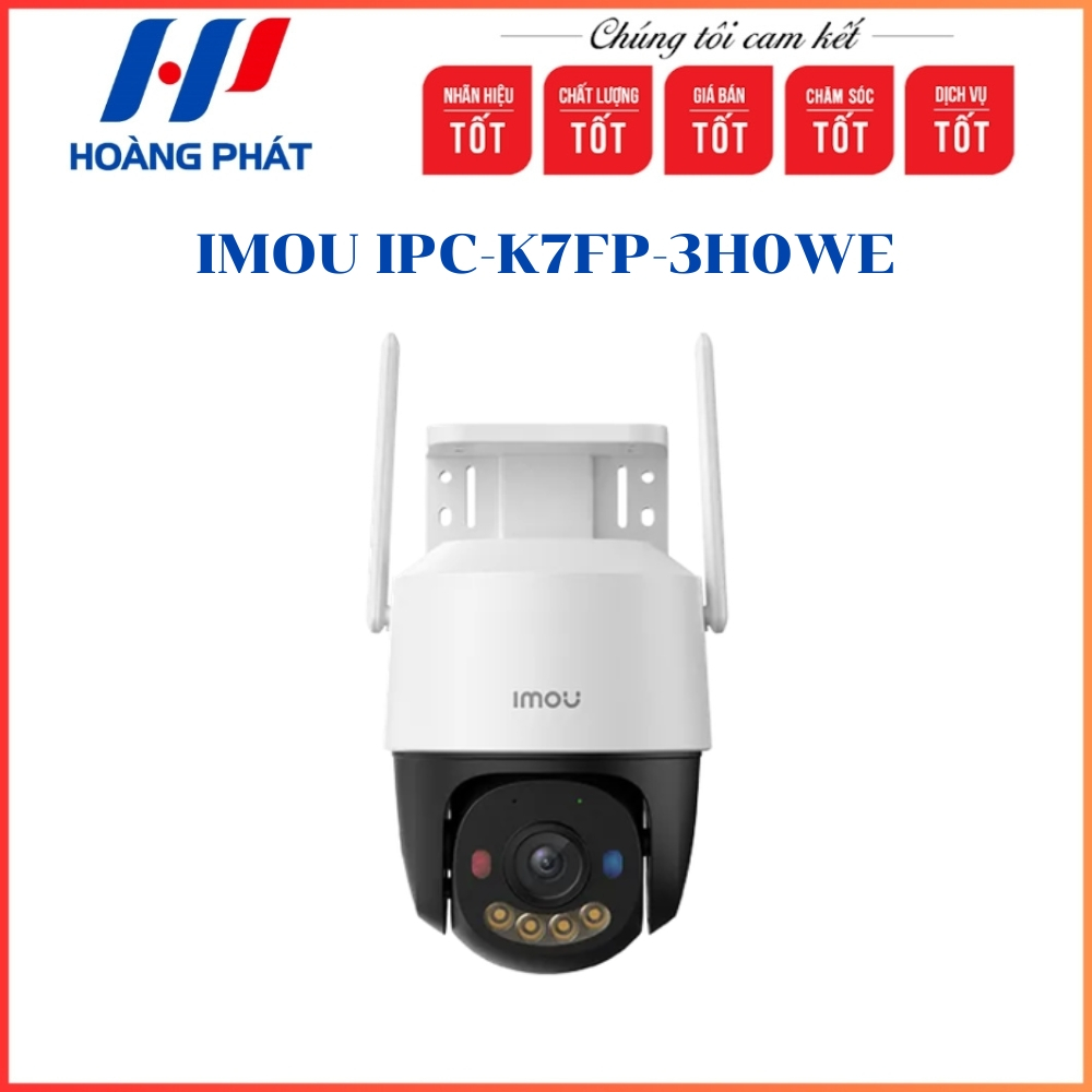 Camera Wifi ngoài trời Xoay 360 Imou IPC-K7FP-3H0WE (Cruiser SC 3MP)