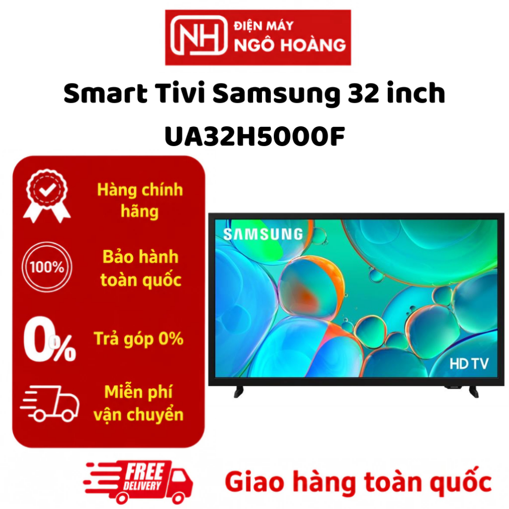 LS32H5000F - Smart Tivi Samsung 32 Inch LS32H5000F HD Smart TV Tizen OS Chính Hãng